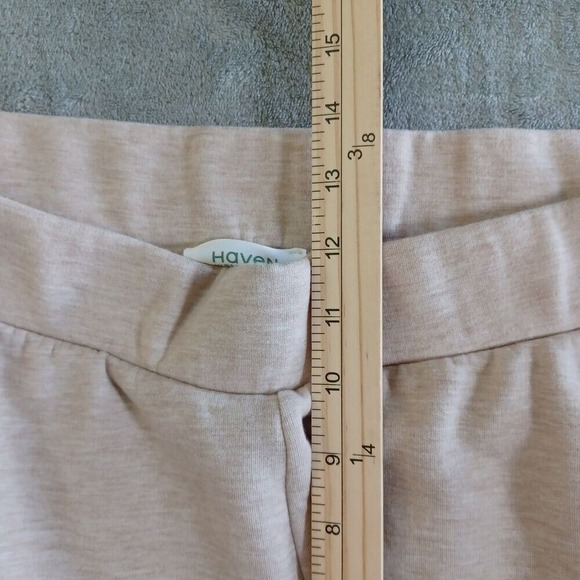 Haven Well Within Jogger Pants XL Fleece Pullon Super Soft Cream Cuffed Lounge - Picture 6 of 10